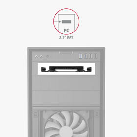 Rámček Axagon kovový, pre 1x 2.5" HDD/SSD do 3.5" pozície čierna

 obrázok produktu 5 z 6