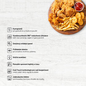Fritéza teplovzdušná Lauben Hot Air Fryer 4000BC 

 obrázok produktu 10 z 10