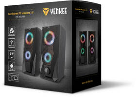 Reproduktory YENKEE YSP 2003RGB USB 2.0 čierne

 obrázok produktu 4 z 4