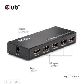 HDMI rozbočovač Club3D 4 porty HDMI, 4K120Hz čierny

 obrázok produktu 5 z 9