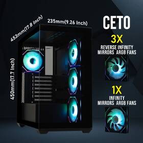 Case BitFenix CETO Cube čierna

 obrázok produktu 8 z 11
