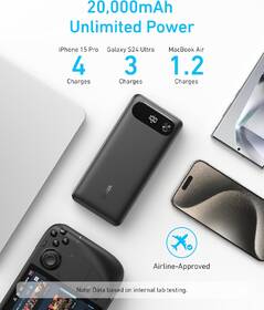 Powerbank Anker 87W Built-In USB-C Cable 20000 mAh čierny

 obrázok produktu 3 z 4