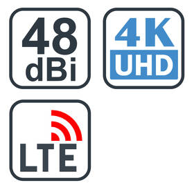 Vonkajšia anténa Evolveo Jade 2 LTE, 48dBi aktívny DVB-T/T2, LTE filter 

 obrázok produktu 4 z 4