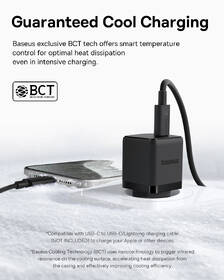 Nabíjačka do siete Baseus Palm 30W USB-C PD QC 3.0 čierna

 obrázok produktu 9 z 13