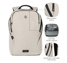 Batoh na notebook Wenger MX Light 16" biely

 obrázok produktu 9 z 11