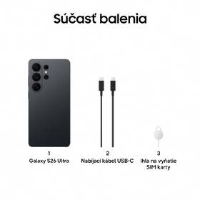 Mobilný telefón Samsung Galaxy S26 Ultra 5G 12 GB / 256 GB čierny

 obrázok produktu 7 z 20