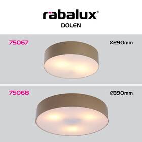 LED stropné svietidlo Rabalux DOLEN 75068 sivé/béžové

 obrázok produktu 6 z 6