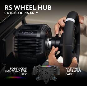 Volant Logitech RS50 System - PC čierny

 obrázok produktu 16 z 19