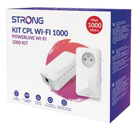 Sieťový rozvod LAN po 230V Strong Wi-Fi 1000 Kit FR V2 biela

 obrázok produktu 12 z 12