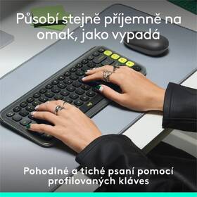 Klávesnica Logitech POP ICON, US layout sivá

 obrázok produktu 5 z 10