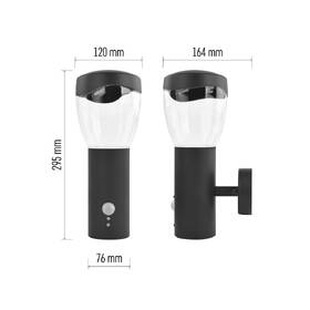 Nástenné svietidlo EMOS Arteo ZGA040P, zahradní, E27, IP44, MAX 15W, PIR 

 obrázok produktu 9 z 9