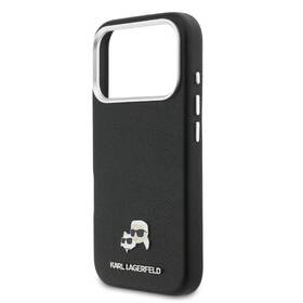 Kryt na mobil Karl Lagerfeld PU Karl and Choupette Heads Pins MagSafe na Apple iPhone 17 Pro čierny

 obrázok produktu 4 z 6