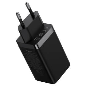 Nabíjačka do siete Baseus GaN5 Pro, 2x USB-C, USB-A, 65W + USB-C kábel 1m čierna

 obrázok produktu 2 z 10