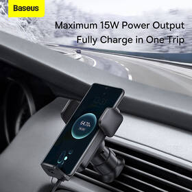 Držiak na mobil Baseus Wisdom Auto Alignment s bezdrôtovým nabíjaním 15 W čierny

 obrázok produktu 13 z 14