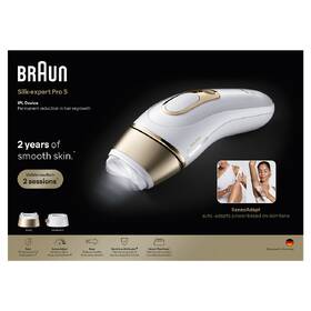 Epilátor Braun IPL5210 biely/zlatý

 obrázok produktu 10 z 10