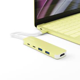 USB Hub Epico UltraHub 5in1 Slim Alu EH15 USB-C žltý

 obrázok produktu 3 z 3