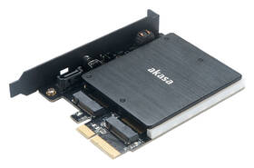 Adaptér AKASA M.2 PCIe SSD and M.2 SATA SSD čierny

 obrázok produktu 5 z 6