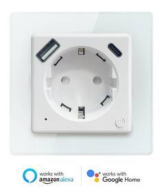 Inteligentná zásuvka IMMAX NEO SMART Nexa (typ F), 1x USB, 1x USB-C, PD 20W, Zigbee biela

 obrázok produktu 1 z 4