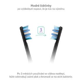 Náhradné hlavice TrueLife SonicBrush Clean-series heads Whiten black 8 pack čierna

 obrázok produktu 2 z 3