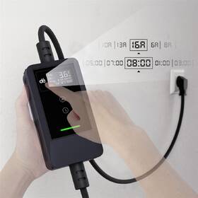 Cestovná nabíjacia stanica dé pro elektromobily 3kW s 10m kabelem, verze s CZ aplikací čierna

 obrázok produktu 1 z 6