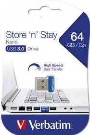 USB flashdisk Verbatim Nano 64GB  USB 3.2 modrý

 obrázok produktu 5 z 5