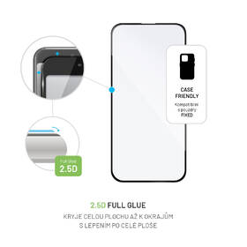 Tvrdené sklo FIXED Full-Cover pre Apple iPhone 16, lepenie cez celý displej čierne

 obrázok produktu 2 z 2