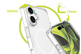 Kryt na mobil Mobile Origin Hybrid MagSafe na Apple iPhone 17 priehľadný

 obrázok produktu 5 z 9