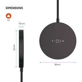 Bezdrôtová nabíjačka FIXED MagPad Slim s Qi2, MagSafe, 15W čierna

 obrázok produktu 10 z 11