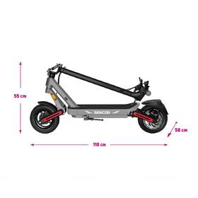 Elektrická kolobežka Sencor SCOOTER S71 DARK čierna/sivá

 obrázok produktu 11 z 11