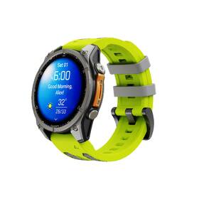 Remienok Cubenest Premium Silicone Garmin QuickFit Band 22mm sivý/žltý

 obrázok produktu 2 z 5