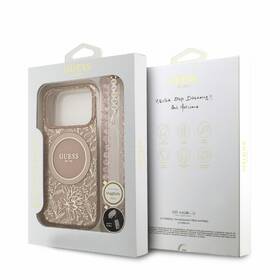 Kryt na mobil Guess IML Flowers Allover Strap MagSafe na Apple iPhone 18 Pro ružový

 obrázok produktu 6 z 6