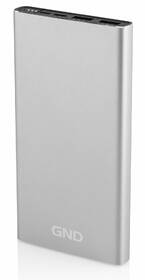 Powerbank GND 10000 mAh, USB-C PD 18W strieborná

 obrázok produktu 2 z 8