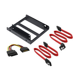 Montážna sada AKASA 2.5" SSD a HDD + SATA káble čierny

 obrázok produktu 1 z 4