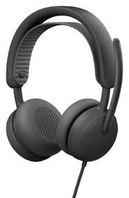 Headset Logitech Zone Wired 2 sivý

 obrázok produktu 1 z 4