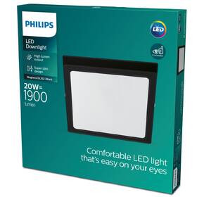 LED stropné svietidlo Philips Magneos SQ, 20W, teplá biela čierne

 obrázok produktu 2 z 2