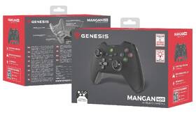 Gamepad Genesis MANGAN 400 pre PC, Switch, Mobil čierny

 obrázok produktu 15 z 15