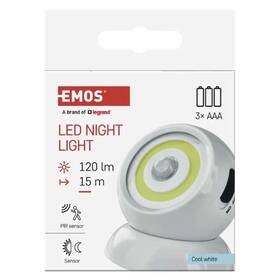 Nočné svetlo EMOS CW 3×AAA biele

 obrázok produktu 3 z 11