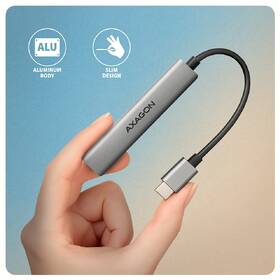 USB Hub Axagon ALU STRIP USB-C 4 port hliník

 obrázok produktu 4 z 4