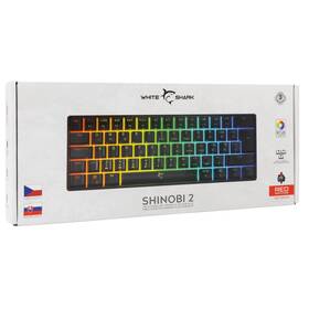Klávesnica White Shark SHINOBI 2, CZ/SK layout, Red Switch čierna

 obrázok produktu 9 z 9
