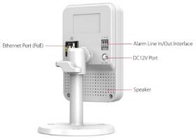 IP kamera Dahua C4K-P, vnútorné, Wi-Fi, 4Mpix, objektív 2,8mm, IR až 30m biela

 obrázok produktu 2 z 2