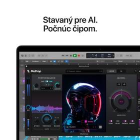 Notebook Apple CTO 14" M5 10× CPU 10× GPU, 32 GB, 4 TB - kozmicky čierny SK 

 obrázok produktu 3 z 8
