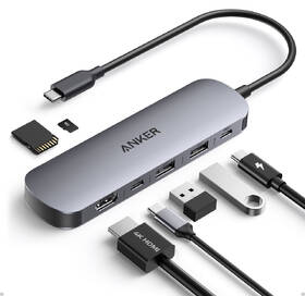 Dokovacia stanica Anker 7v1 Nano, 100W PD sivá

 obrázok produktu 2 z 4