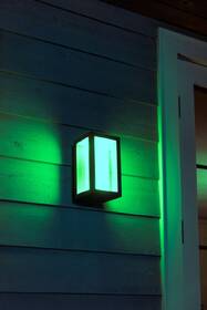 Nástenné svietidlo Philips Impress White and Color Ambiance, nástenné obdĺžnikové čierne

 obrázok produktu 3 z 7