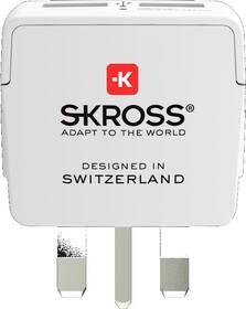 Cestovný adaptér SKROSS UK USB na použitie vo Veľkej Británii, vr. 2x USB 2400mA 

 obrázok produktu 4 z 7
