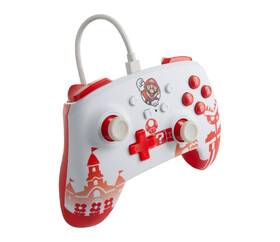 Gamepad PowerA Enhanced Wired pre Nintendo Switch - Mario Red/White 

 obrázok produktu 1 z 9