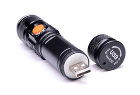 Lampáš Solight 3W, 200 lm, USB, Li-Ion čierna

 obrázok produktu 1 z 3