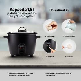 Ryžovar Lauben Rice Cooker 1800BC 

 obrázok produktu 8 z 12