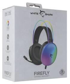 Headset White Shark FIREFLY  pro PC, PS4/PS5, Mac čierny

 obrázok produktu 7 z 14