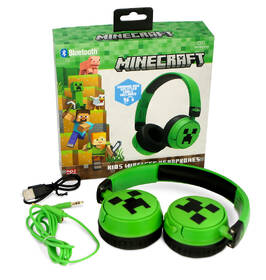 Slúchadlá OTL Technologies Minecraft Creeper Wireless čierna/zelená

 obrázok produktu 7 z 8