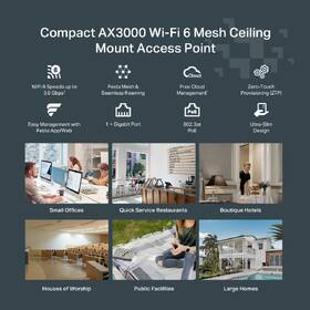 Prístupový bod (AP) TP-Link Festa F65, Wi-Fi 6 AX3000 AP biely

 obrázok produktu 2 z 3